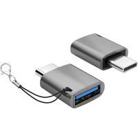 Petit adaptateur USB C vers USB A F 3.1 M, prise en charge OTG, vitesse 5 Gbit/s, corps en métal