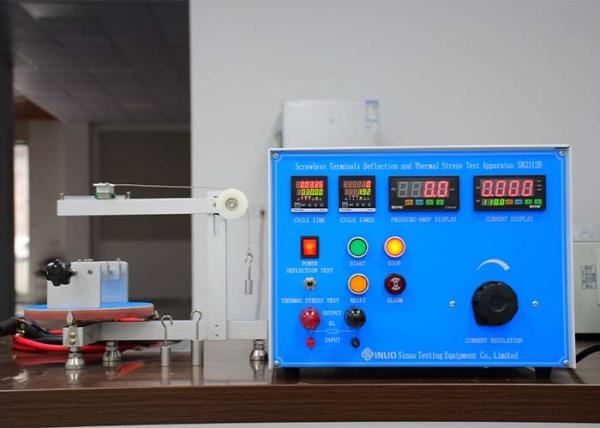 IEC 60884-1 Figura 14 Aparelho de ensaio de deflexão e tensão térmica dos terminais sem parafusos