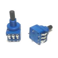 WH116AK série 10A Alto fluxo de corrente de eixo de plástico de longa vida Potenciômetro rotativo Potenciômetro à prova de poeira para dimmer