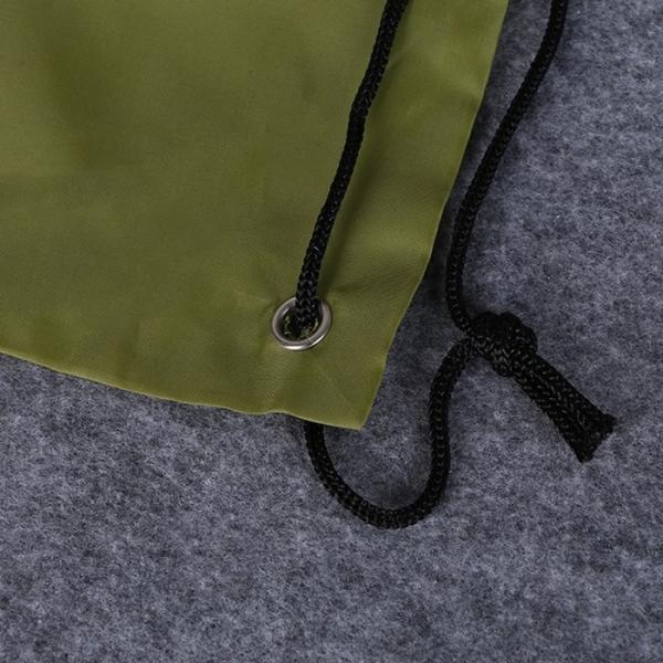 Women Shopping Reusable Grocery Tote Bags Untearable Tyvek Rope Bundle Pocket