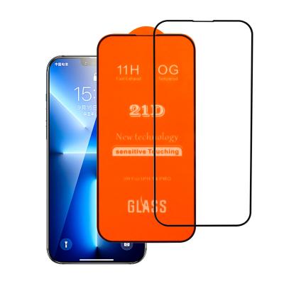 21D Full Glue Tempered Glass Film durci en aluminium à haute résistance