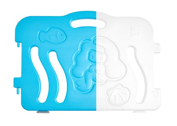 Mermaid Plastic Baby Safety Playpen Play Yard 8 Panel Easily Installation