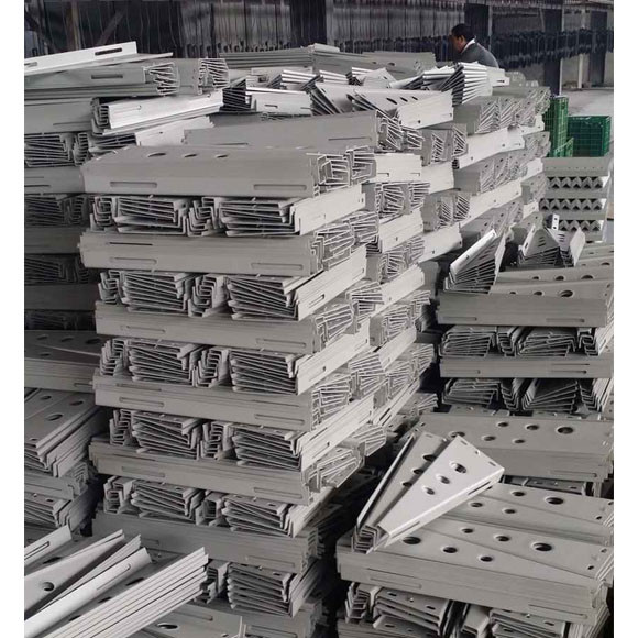 Iron Ac Mounting Bracket White Triangle Shape Smooth Surface