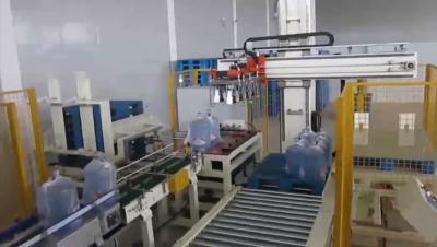Bottle Barreled Water Case Packer Machine For Food Production Line