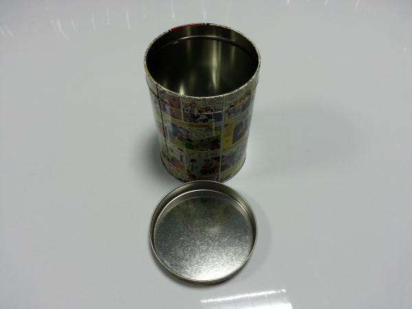 Latas de lata relativas à promoção impressas da placa de lata para o armazenamento do café/alimento/doces/fruto