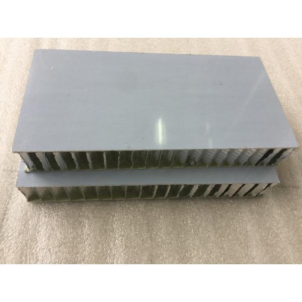 White PVDF / FEVE Paint Aluminium Honeycomb Composite Panel Sound Insulation