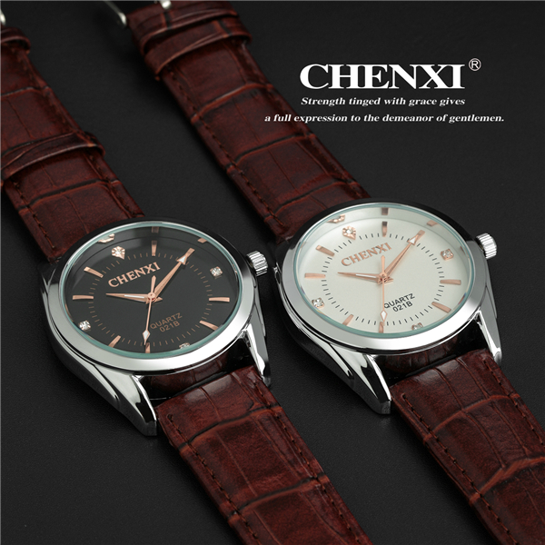 Cheap Price 10pcs/Lot Bulk Order Stainless Steel Caseback Wine Black Leather Watch Unisex