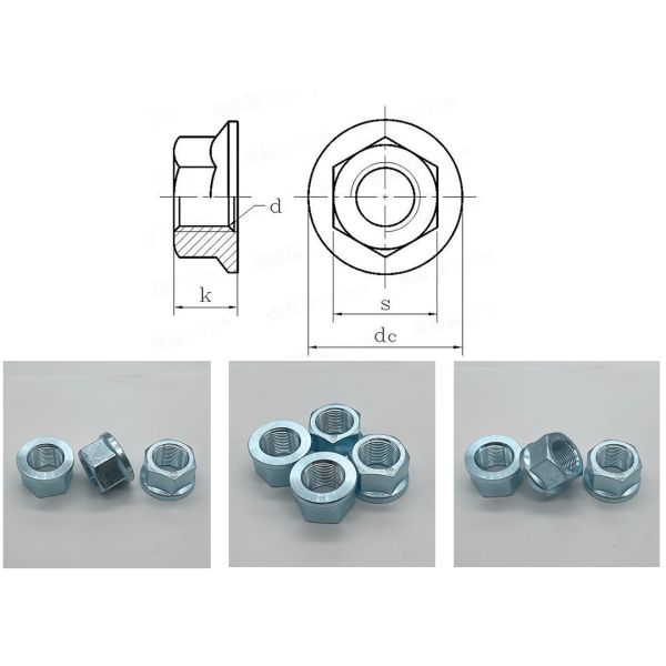 DIN74361 Carbon Steel Grade 10 Hex Wheel Hub Lock Nuts Series