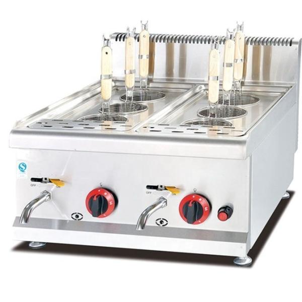 Elegant Stainless Steel Desktop Gas Pasta Cooker for Catering Cooking Equipment
