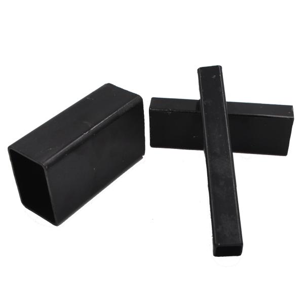 Трубка квадрата трубки черноты DIN 40X40 прямоугольная стальная 20mm гальванизированная