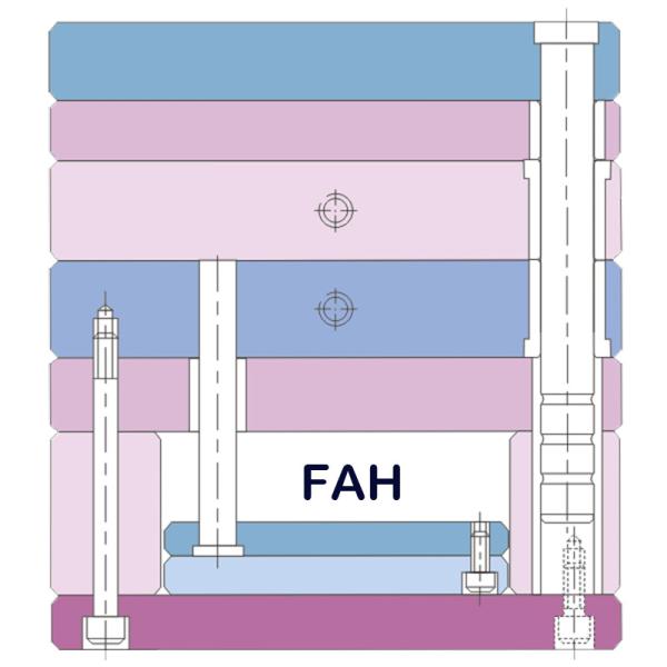 Base de moule standard de MAKINO avec la préparation de surface de fraisage de précision