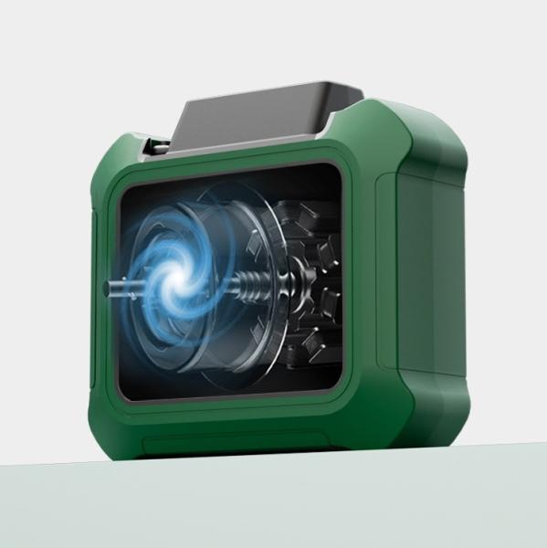 HEBRONFAN Mini Powerful Waist Belt Fan 8-20 horas de tempo de funcionamento