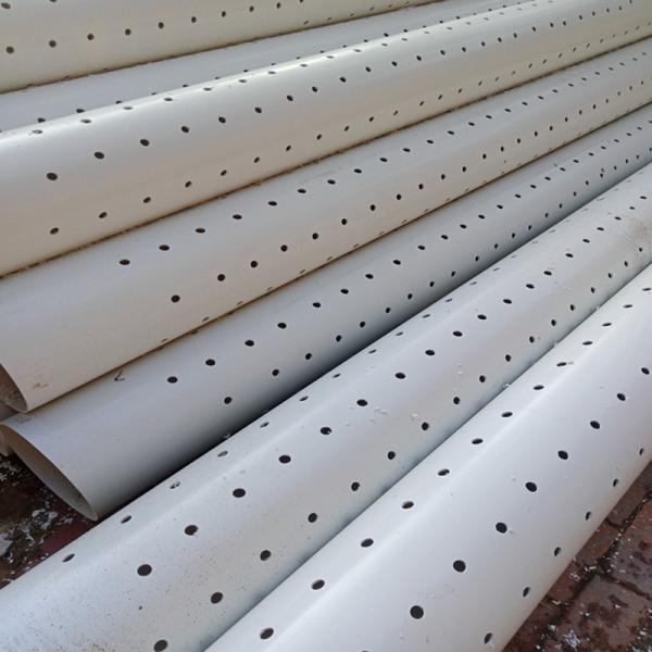 4-Inch PVC Drainage Perforated Pipes for Effective Water Drainage and Improved System