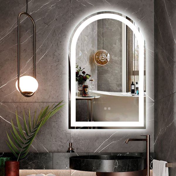 Frameless Smart Touch Screen LED Mirror Wall Mounted Bathroom Vanity Mirror