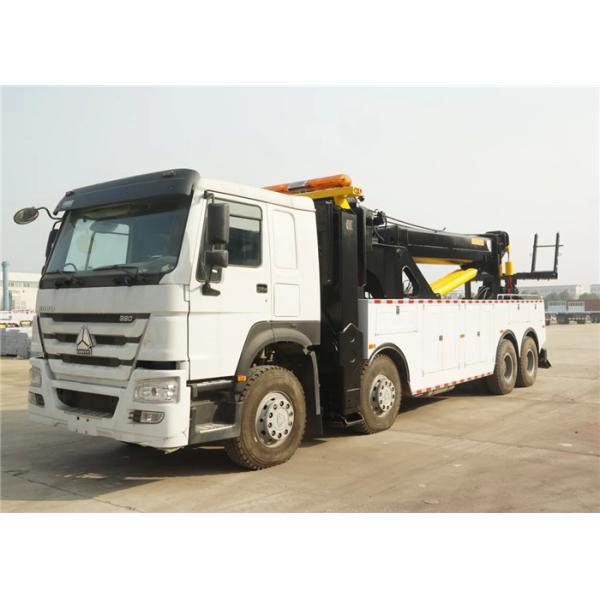 50T Road Wrecker Tow Truck 12 Wheels 8x4 371hp 50 tons Left / Right Hand Drive