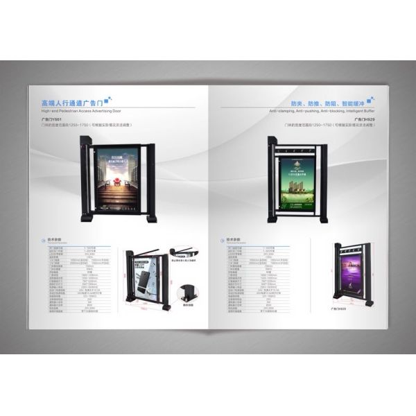 1 Way Full Height Sliding Turnstile Gate Fully Automatic Full Height Pedestrian Turnstiles