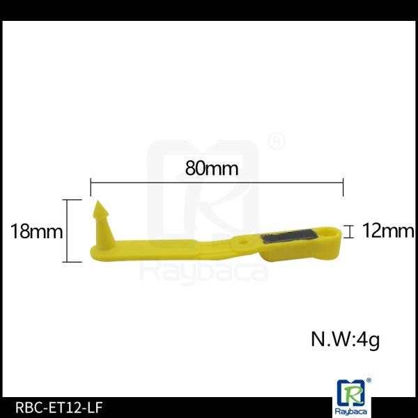 12mm Width Low Frequency 134.2KHz RFID Livestock Id Tags