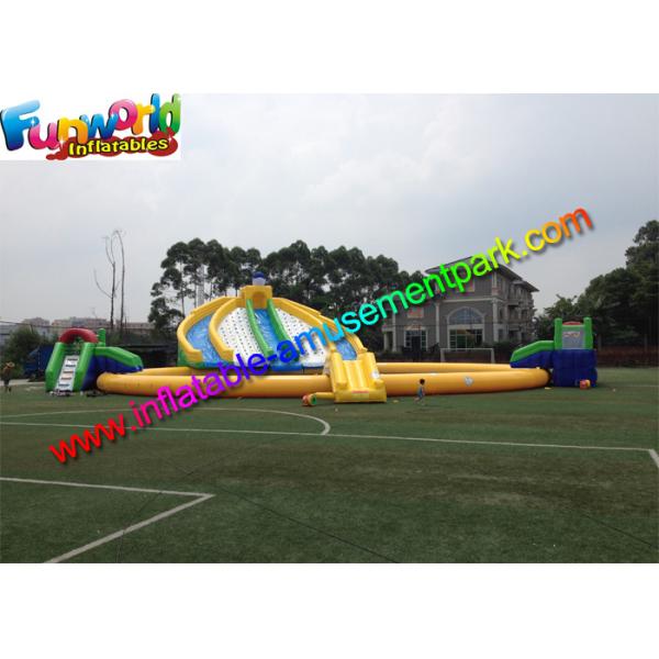 CE 0.9mm Pvc Tarpualin Inflatable Water Toys / Inflatable Aqua Sport For Funny