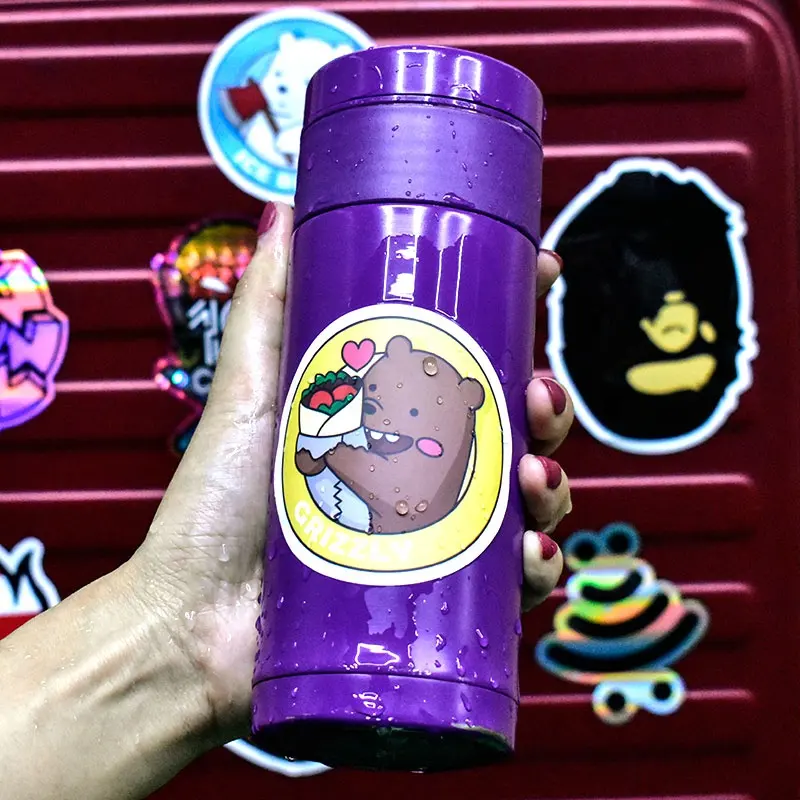 Custom Print Vinyl Die Cut Stickers Self Adhesive CMYK Color For Decoration