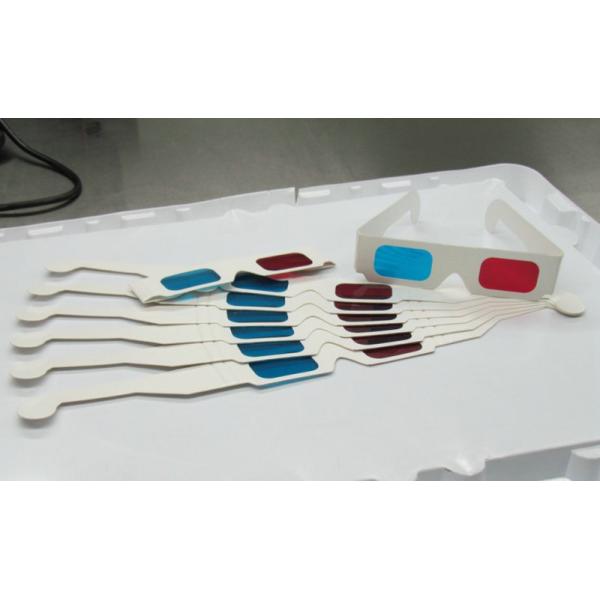 Disposable 3D Anaglyph Glasses Chromadetph , Paper Polarized Glasses