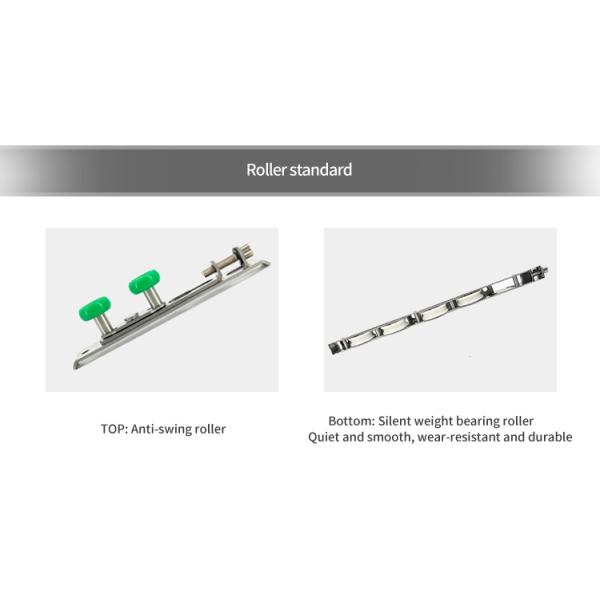 Invisibility Hardware Aluminum Profile Casement Window