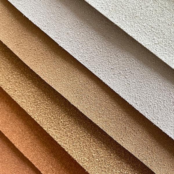 1.2mm Thickness suede Eco Recycle Leather For Shoes 140cm Width