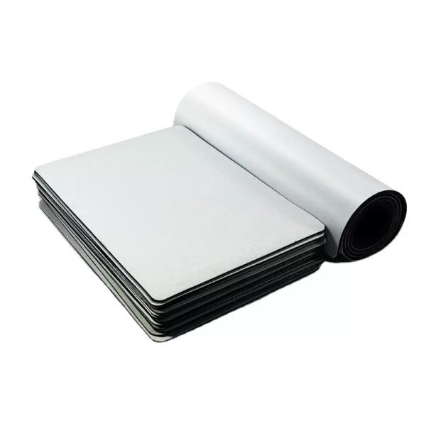 Custom Sublimation Neoprene Square Mouse Mats 18x22cm White Blank Small Size Mouse Pads