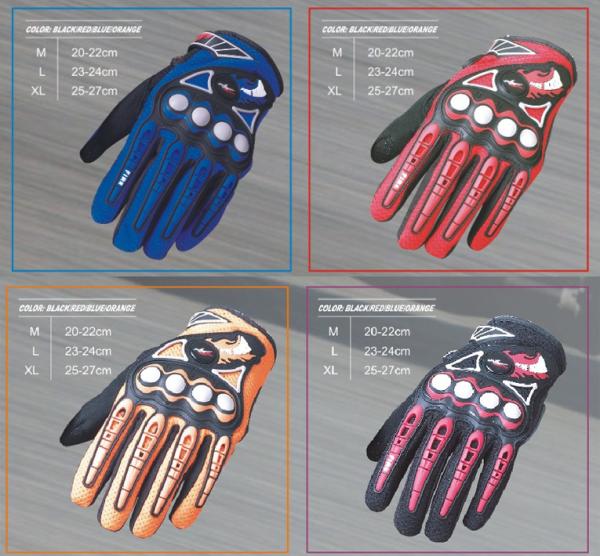 Non - Slip Electric Motorcycle Parts Waterproof Leather Motorcycle Gloves