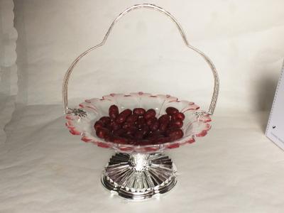 Sun flower shape candy bowl w/classic stand & elegant  (2)