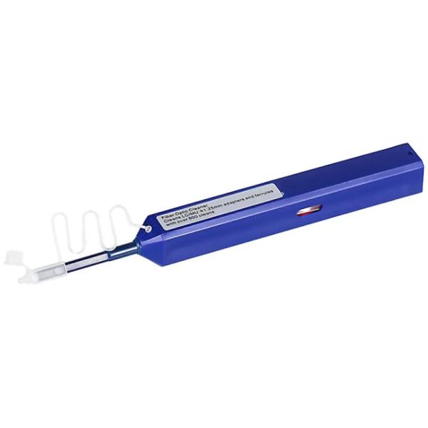 1.25mm Ferrules Fiber Cable Accessories ,  LC MU One Click Fiber Optic Cleaning Pen