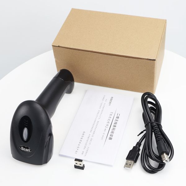 Wireless Handheld Barcode Scanner 5V Android Barcode Readers Commercial For Supermarket