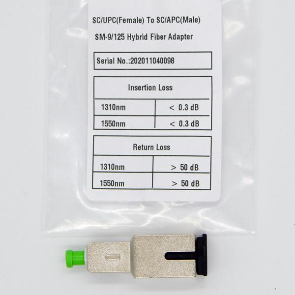 Male To Female Plug In SC Fiber Optic Attenuator Fixed SC APC Attenuator