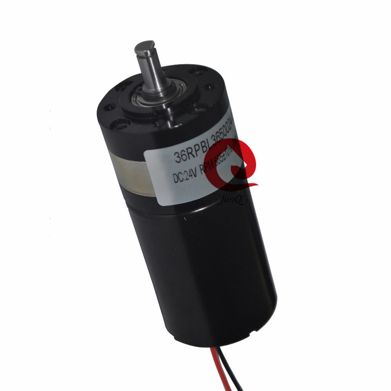 Мотор DC 12V/24V BL3650 безщеточный с коробкой передач 36mm планетарной для автоматического дверного замка