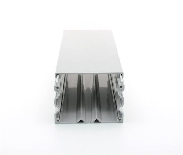 Contemporary Corrosion Resistant PE Profile Durable Wiring  Pvc Cable Trunking Plastic Customized