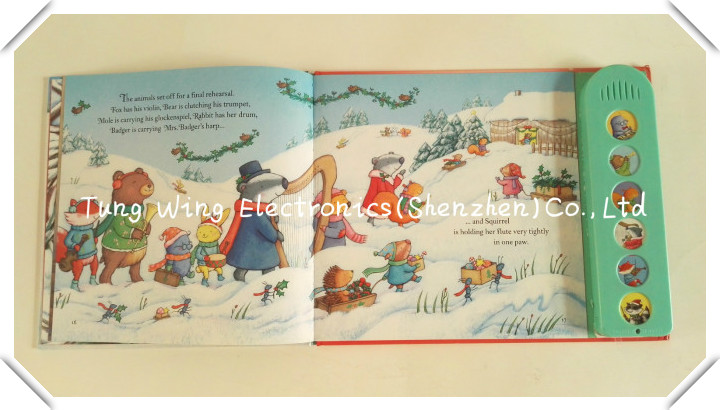 Модуль книги кнопки таможни 6 ядровый для животного звучает книга Eductational