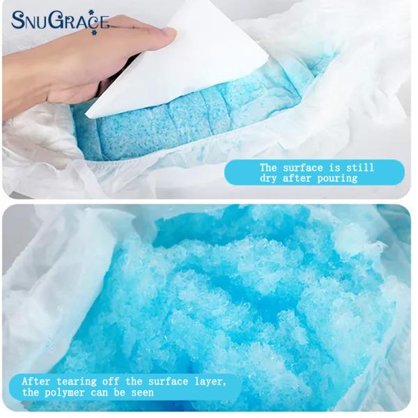 SNUGRACE Pants Type Adult Diapers Disposable and Easy to Wear for 25-120 Waist Size