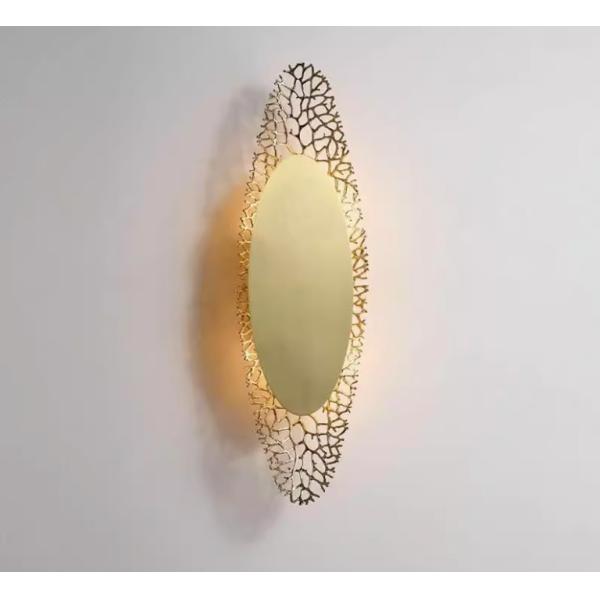 Light luxury modern art wall lamp designer personality creative bedroom bedside living room background wall decoration lamp