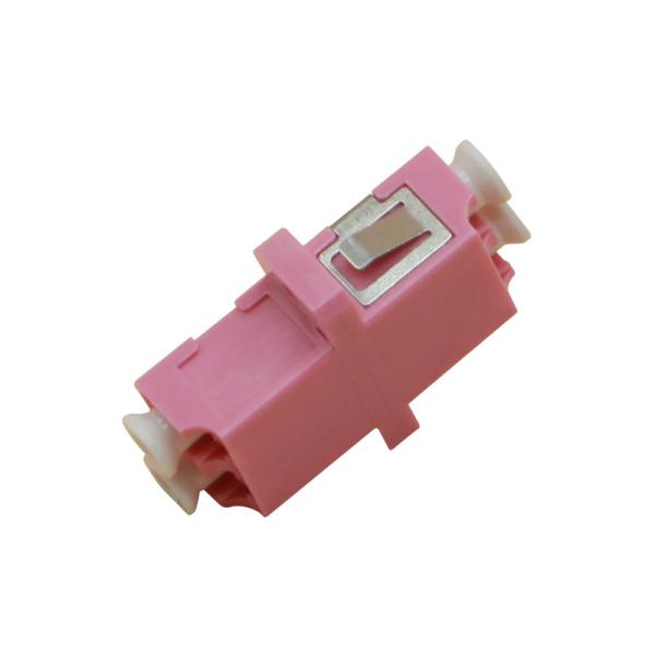 Ceramic Sleeve Fiber Optic Adapter Plactic Single Mode Duplex SC APC Coupler For FTTH