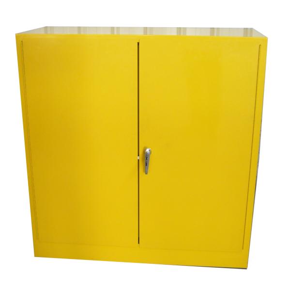 Liquid Safety Flammable Storage Cabinet Yellow Powder Coated 18 Gauge Steel
