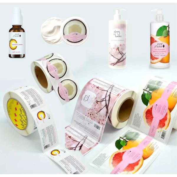Custom Designs Private Label Food Packaging Printing Adhesive Sticker Roll