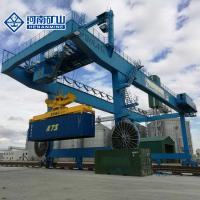 Pórtico montado Crane For Lifting Container do recipiente do controle da cabine trilho de 50 toneladas