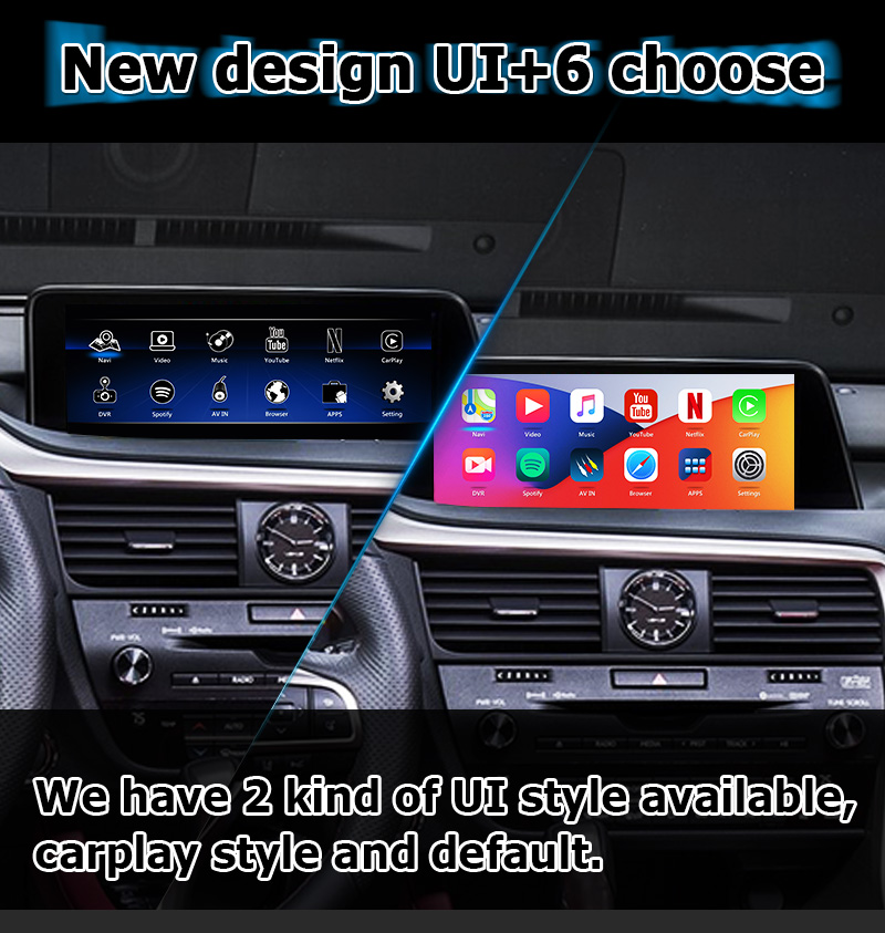 Андроида RAM версии 4GB интерфейса 16-19 RX350 RX450h Lexus коробка навигации видео- carplay