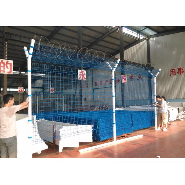 6ft X 9ft Y Post Airport Security Fencing Stainless Steel