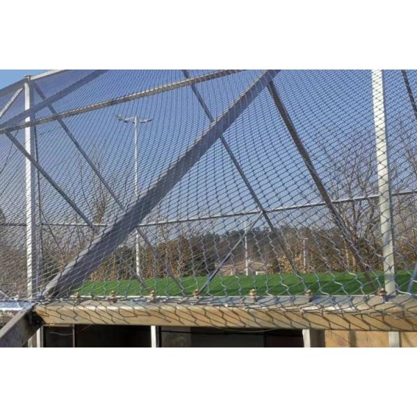 Avíario 50mm*50mm Reja de cuerda de alambre Reja de cable de acero inoxidable