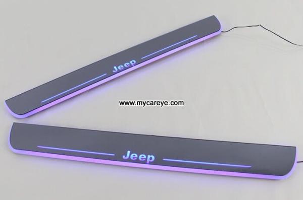 Jeep Grand Cherokee Scuff Plate LED Light Bar Car Door Scuff Plate