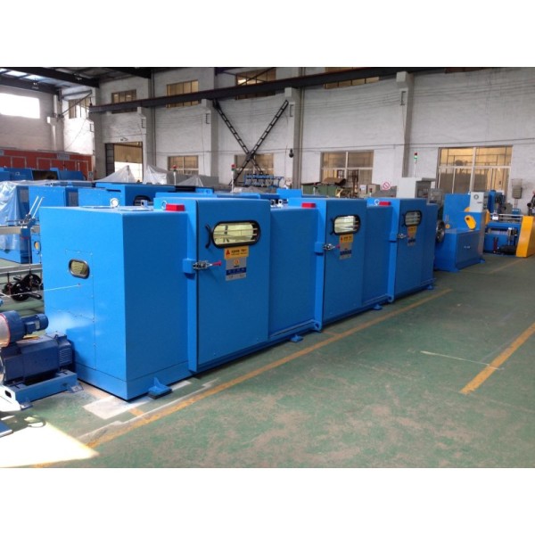 Low Noise Wire Double Twist Bunching Machine Copper Twisting 630 800mm Equipment