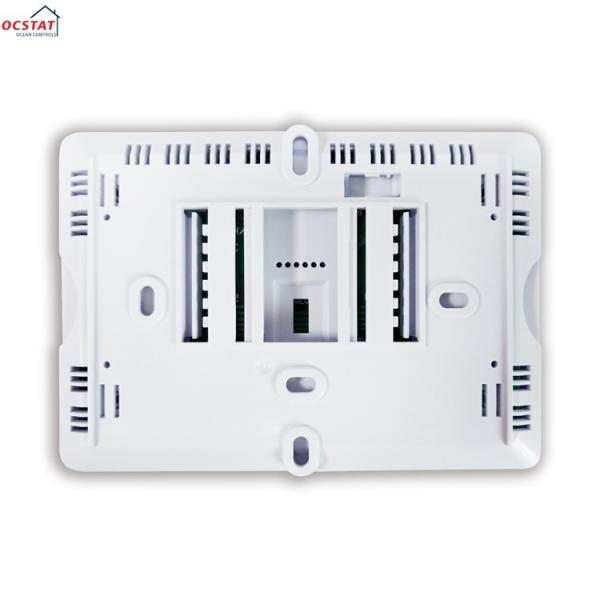 Riseem NTC Digital Single Stage Thermostat 24V LCD Digital Weekly Programmable 1 Heat 1 Cool Air Conditioner Thermostat