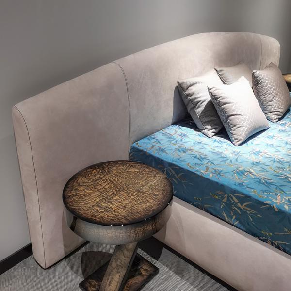 Античная мебель спальни двуспальной кровати 2.25m Lit современная устанавливает 126