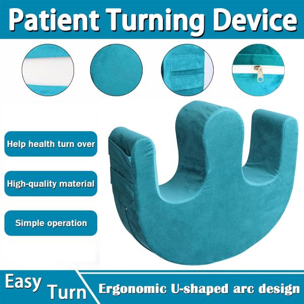Patient Turning Device with Thread Count ≥600TC Elderly Assistance Bed Rest Leg Pillow