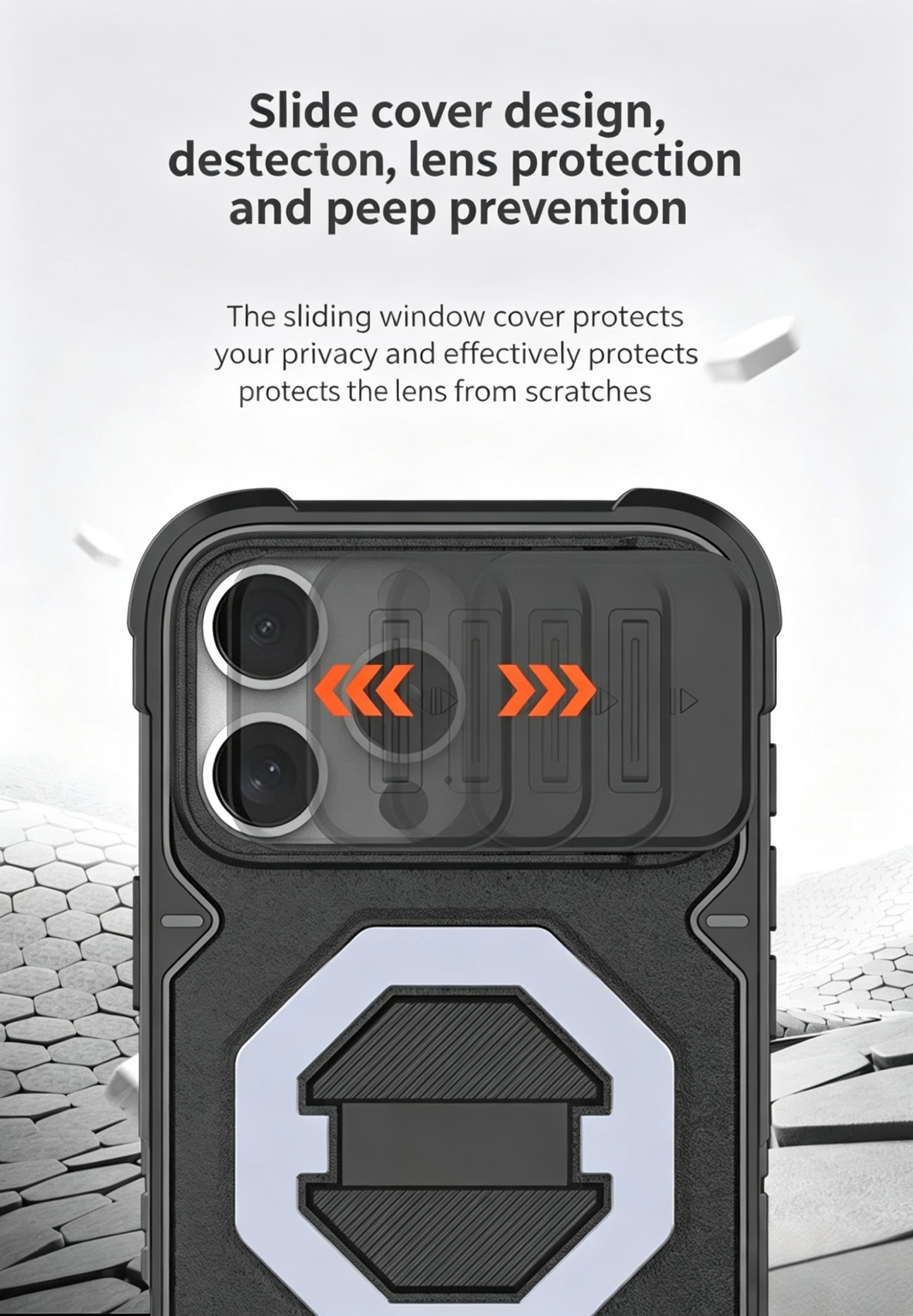 Rugged Outdoor Phone Case with Industrial-Grade Shockproof Protection, Magnetic Kickstand, and Lanyard Hole